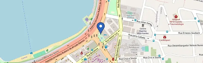 Mapa da estação Majestic Palace Hotel