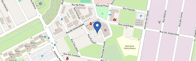 Mapa da estação Passeio Pedra Branca