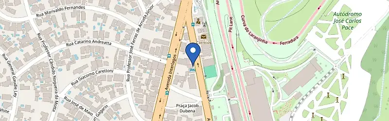 Mapa da estação Centro Automotivo Porto Seguro - Autódromo