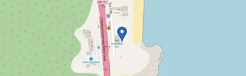 Mapa da estação Blue Sea Hotel