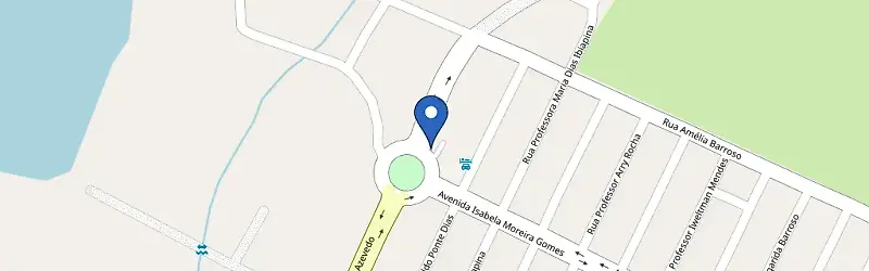 Mapa da estação Posto Carnauba