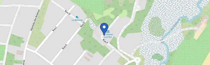 Mapa da estação Lujimba