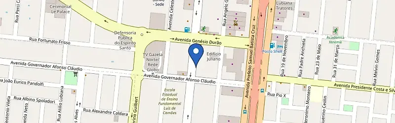 Mapa da estação Distriweg