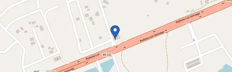 Mapa da estação Rei das Coxinhas Gravatá