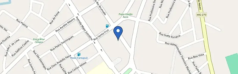 Mapa da estação Elétrica Entre Rios
