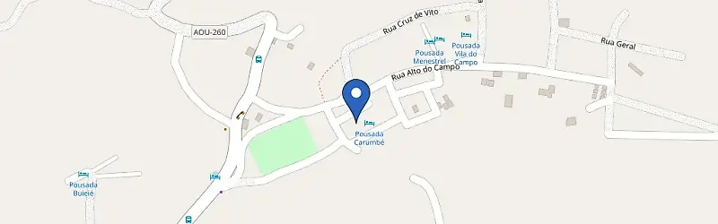 Mapa da estação Pousada Carumbé