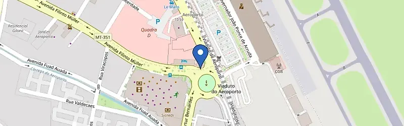 Mapa da estação Hotel Amazon Aeroporto - FastOn