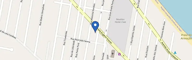 Mapa da estação Hotel Penha