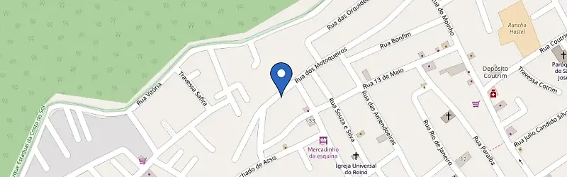 Mapa da estação Peró Recharge