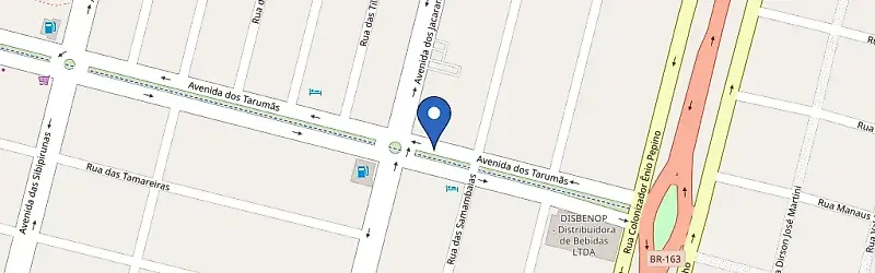Mapa da estação Sicoob