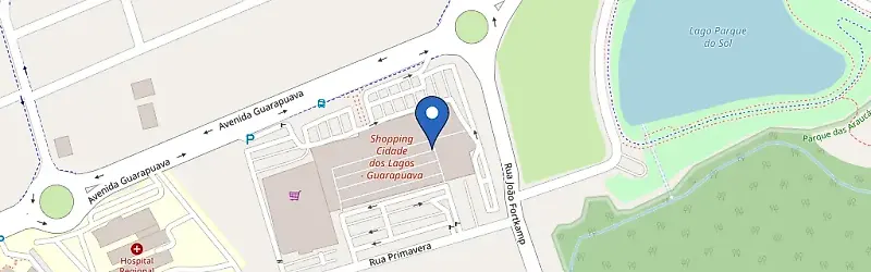Mapa da estação Shopping Cidade Dos Lagos