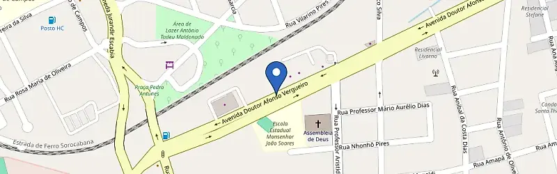 Mapa da estação Maggi BYD Sorocaba