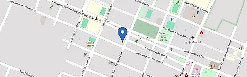 Mapa da estação Pousada Vai E Vem
