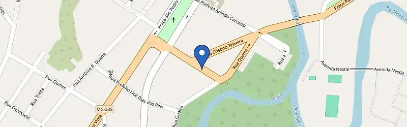 Mapa da estação Hotel Heron