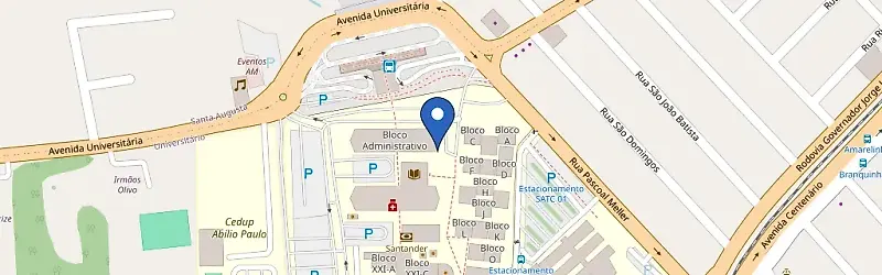 Mapa da estação Unesc