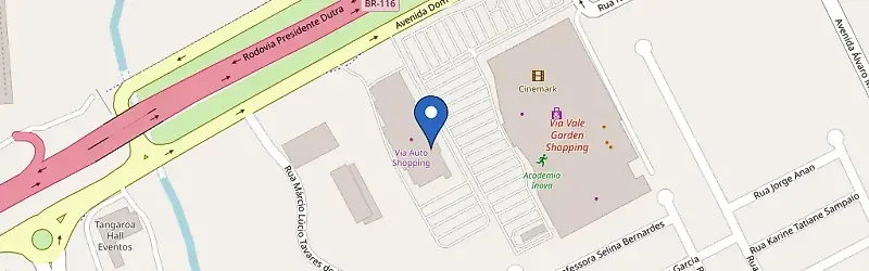 Mapa da estação The Place Taubaté