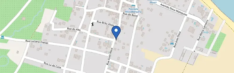 Mapa da estação Pousada Vibe Guajiru