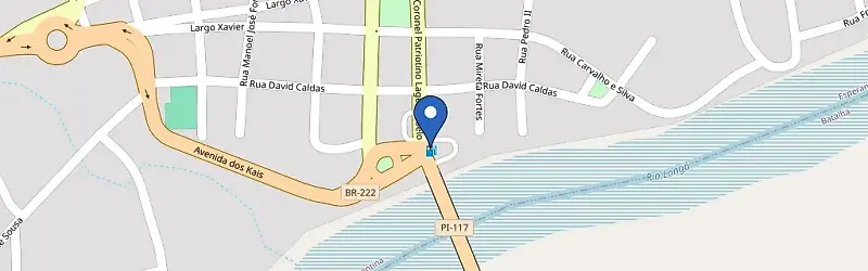 Mapa da estação Posto Boa Vista I