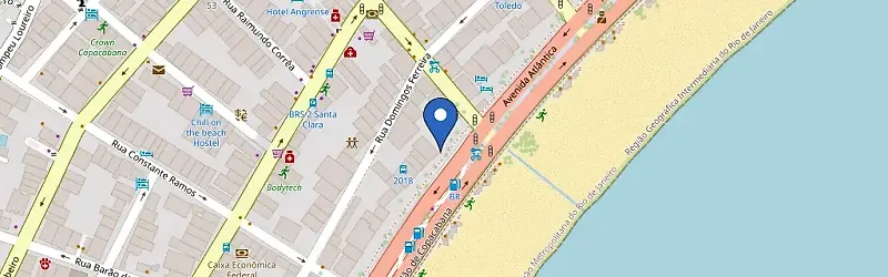 Mapa da estação Recar