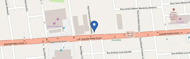Mapa da estação Renault | Terra Santa Comércio De Veículos Ltda