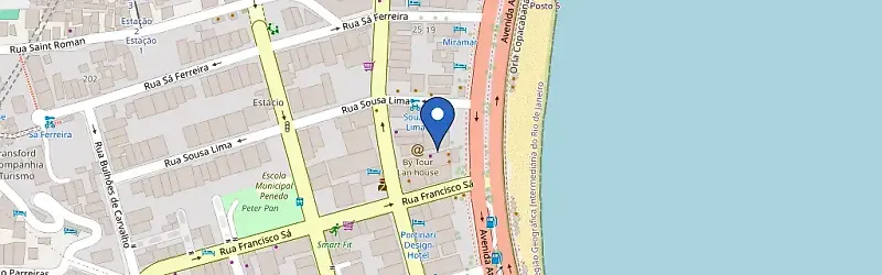 Mapa da estação Emiliano Rio