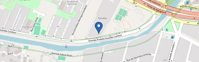 Mapa da estação Recar Paradiso
