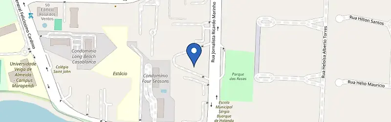 Mapa da estação Condomínio Cosmopolitan
