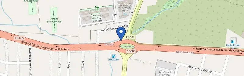 Mapa da estação Harmony Mall Caucaia
