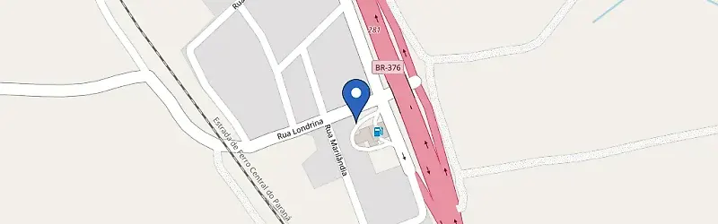 Mapa da estação CCR PR Vias