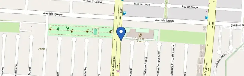 Mapa da estação Exclusivo GCM Casa Do Idoso Sul - SJC