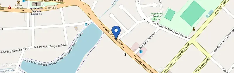 Mapa da estação Supermercado Bom Lugar
