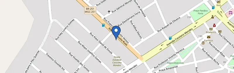 Mapa da estação Locar Veículos QB E Guincho