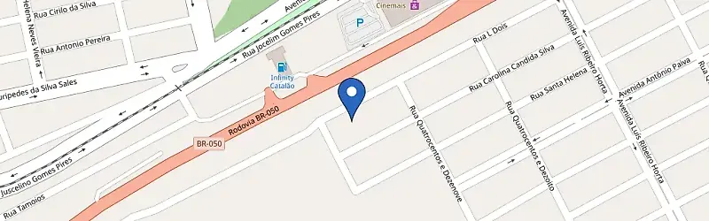 Mapa da estação Pousada Marra