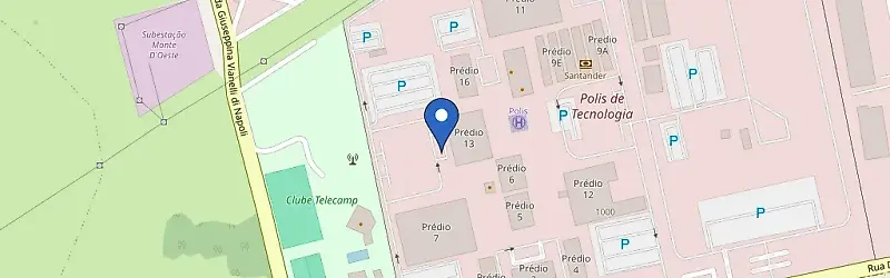 Mapa da estação CPqD Predio 13