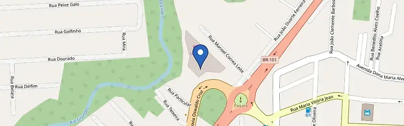 Mapa da estação Supermercado Semar Ubatuba