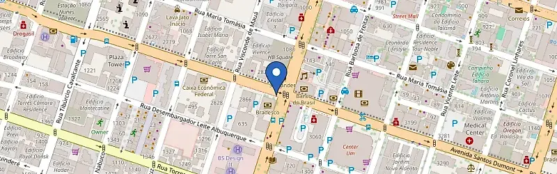 Mapa da estação BR Super Carga - #3 Centro Comercial Flavio Carneiro - Fortaleza