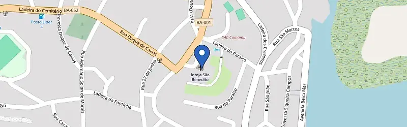 Mapa da estação Hotel Rio Acarai