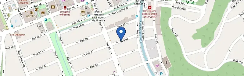 Mapa da estação Clínica Veterinária SEMEVET