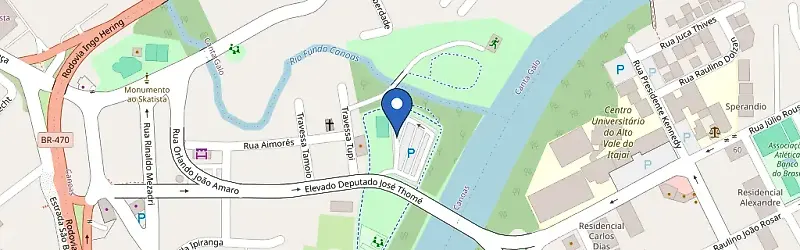 Mapa da estação Parque Municipal Harry Hobus
