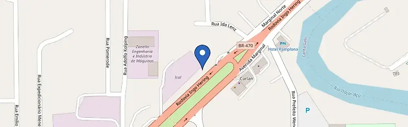 Mapa da estação Fort Atacadista