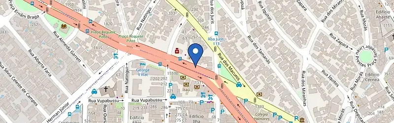 Mapa da estação Audi Center | Sorana Pinheiros