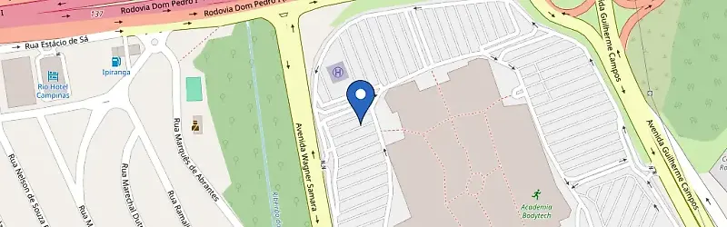 Mapa da estação Shopping Dom Pedro