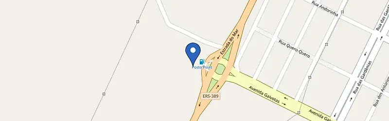 Mapa da estação Posto Point