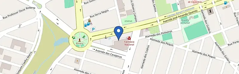 Mapa da estação Bernardao Supermercado