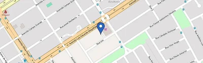 Mapa da estação ViaVolt Santo Antônio