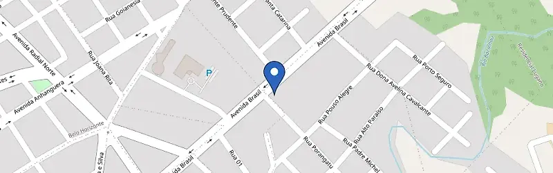 Mapa da estação Allegra Supremercado