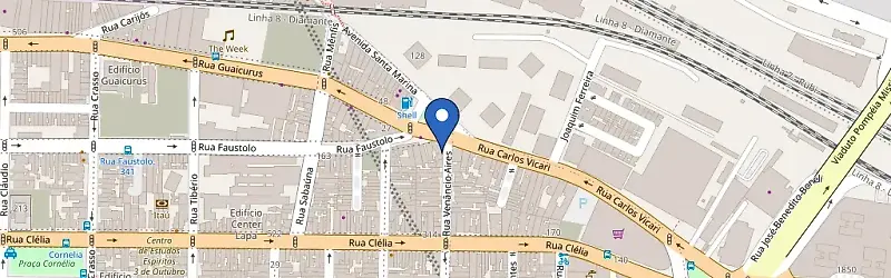 Mapa da estação Casa De Pães Villa Real
