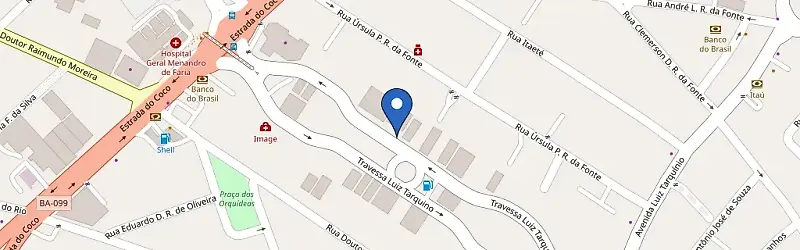 Mapa da estação Bahiatech
