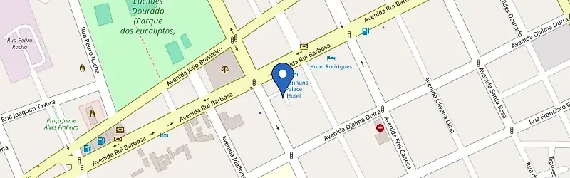 Mapa da estação Garanhuns Palace Hotel