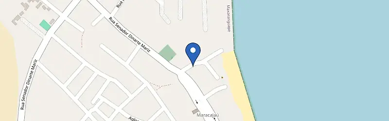 Mapa da estação Caçuá Beach Club